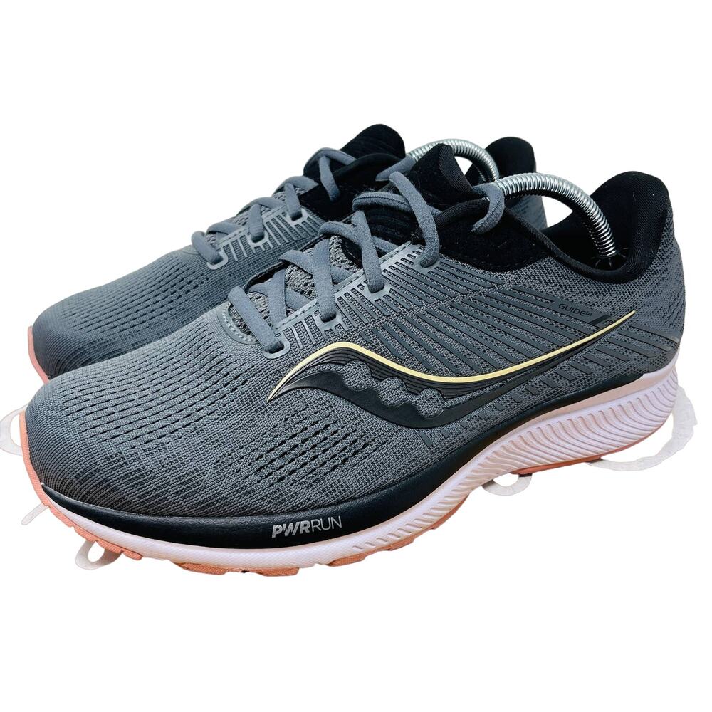 Saucony‎ Womens Athletic Shoes Guide 14 S10654-45 Running Gray Size 11W